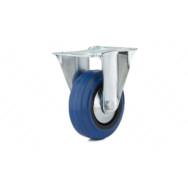 Richelieu 4 in Elastic Rubber Rigid Caster Blue F08334